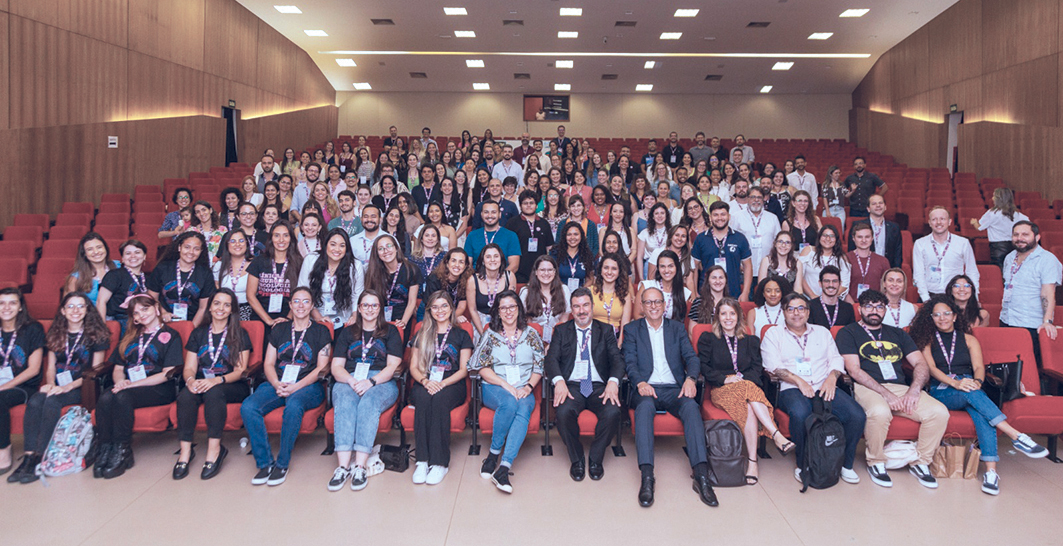 Palestrantes e congressistas do I Congresso Latino-Americano de Patologia Mamária Canina e Felina e V Encontro de Patologia Mamária. Créditos: Ronaldo Almeida 