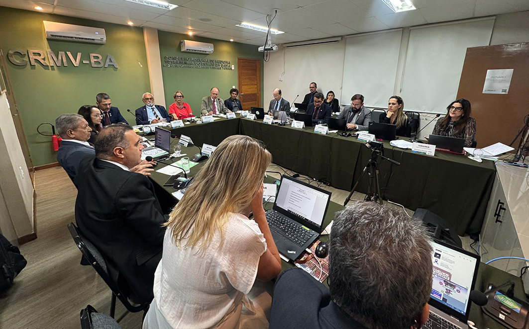 Reunião de conselheiros do CFMV. Divulgação CFMV