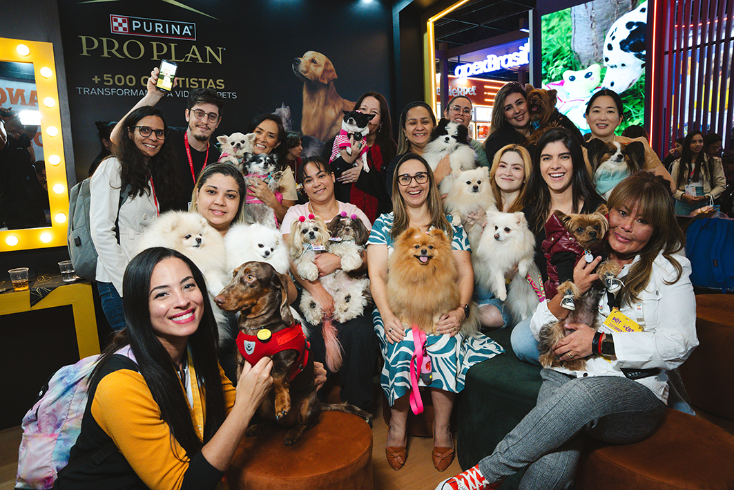 Estande da Nestlé Purina na Pet South 2025. Créditos: Divulgação Nestlé Purina 