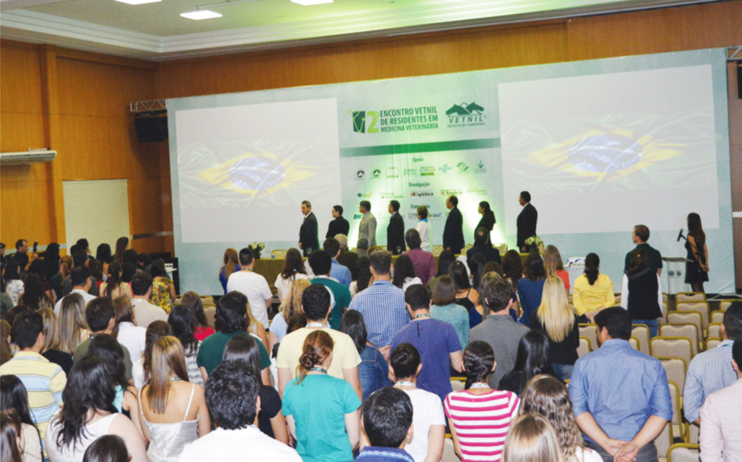Abertura do 2º Encontro Vetnil de Residentes em Medicina Veterinária, em Itu, SP 
